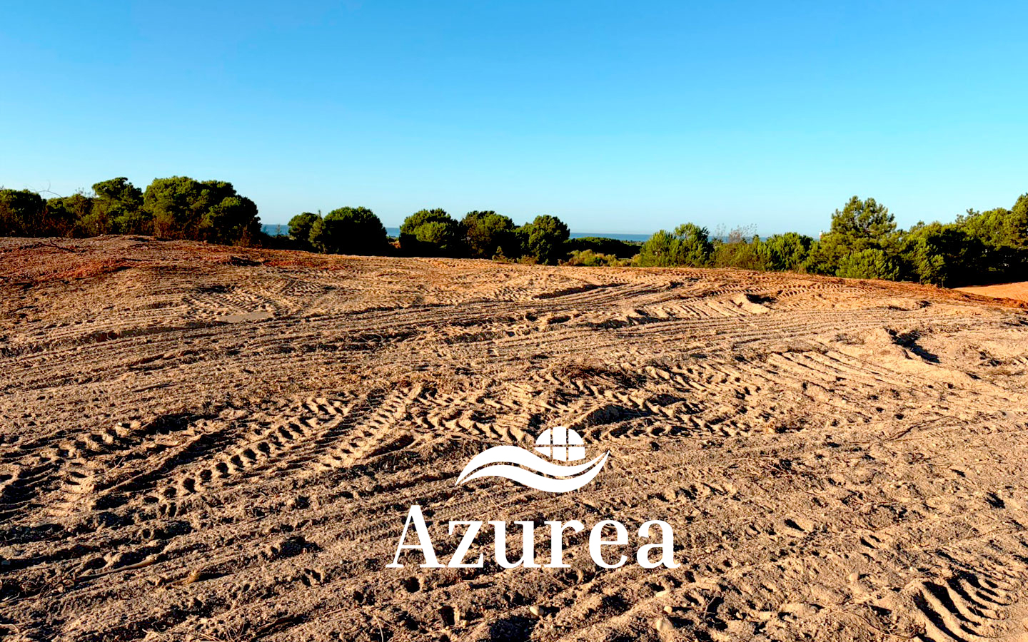Azurea El Rompido: trabajos de nivelación del terreno